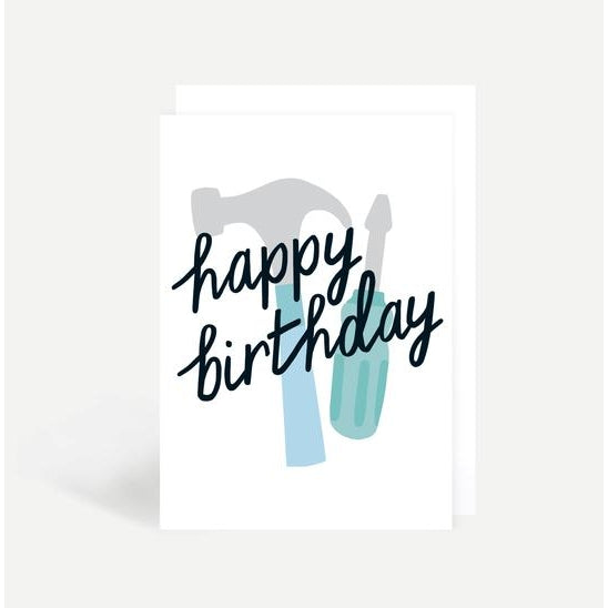 Tools Happy Birthday Card