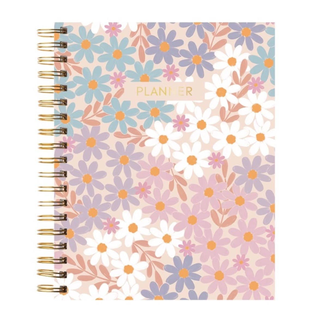 Blue Daisy Patch Undated Planner