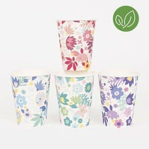 Multi Floral Cups