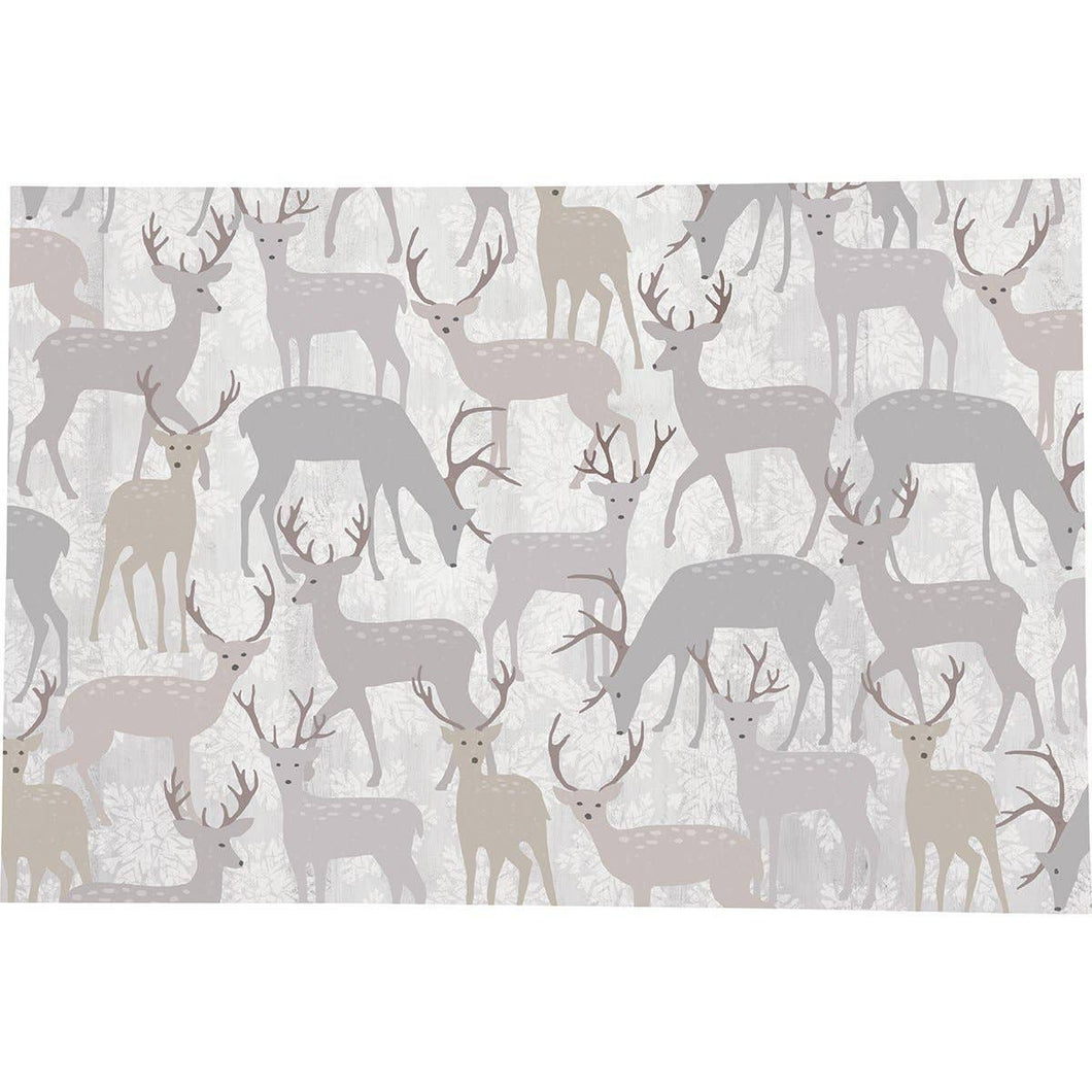 Winter Stags Paper Placemats