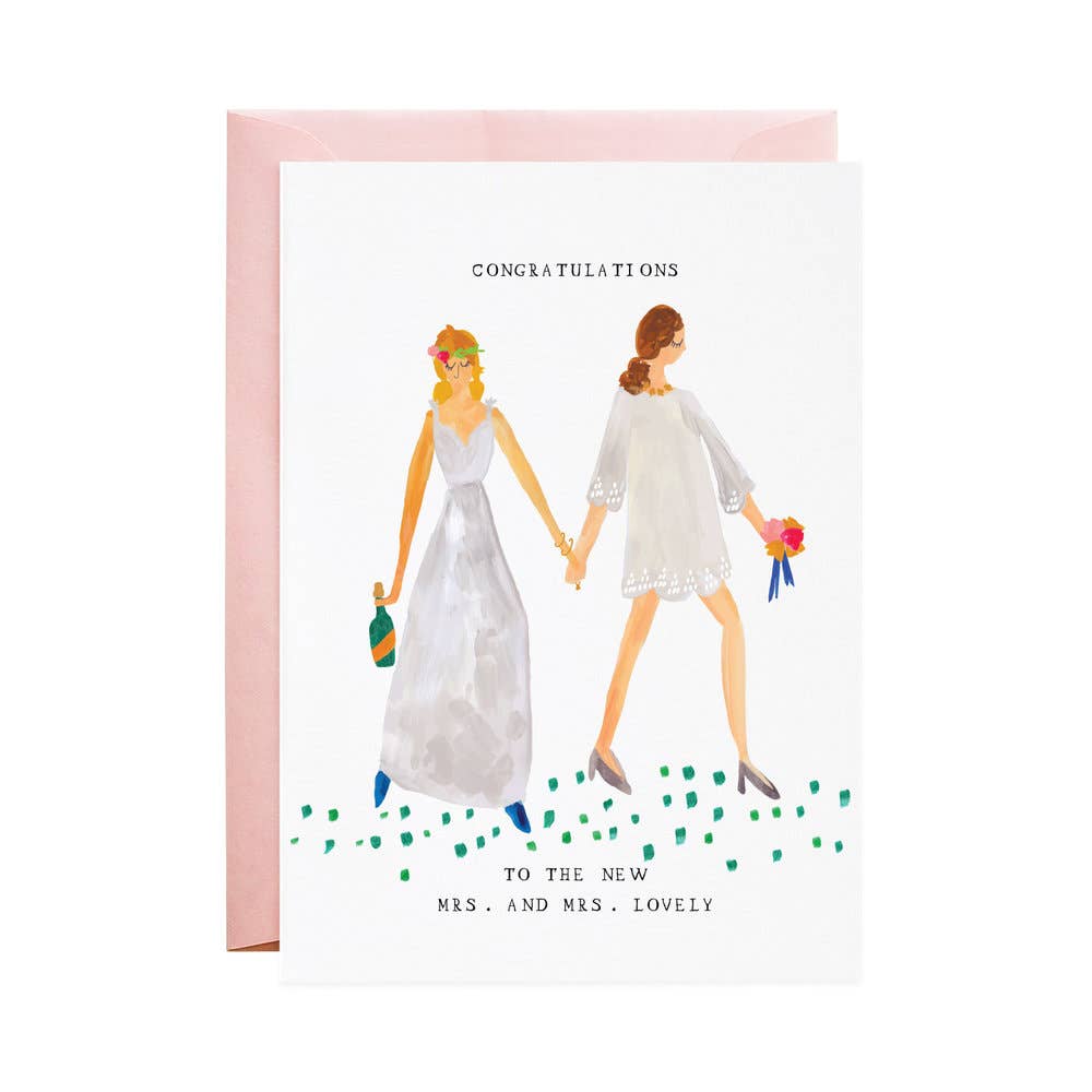 The New Mrs. and Mrs. - Greeting Card