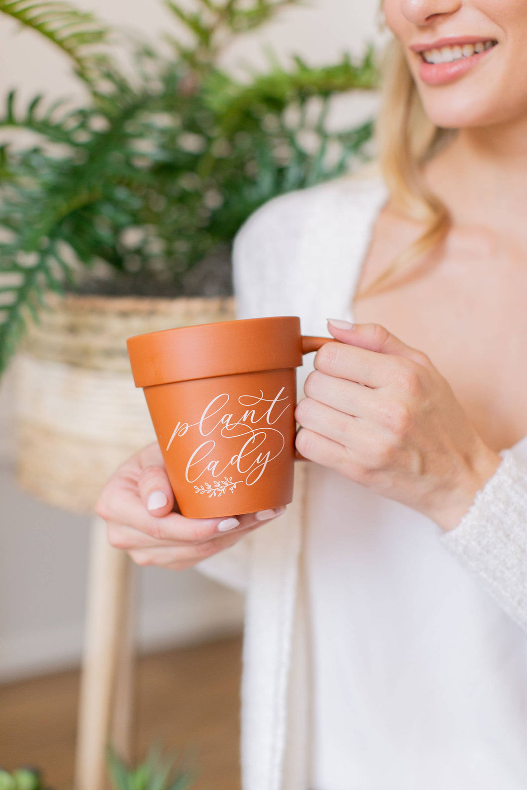 Plant Lady Terracotta Coffee Mug