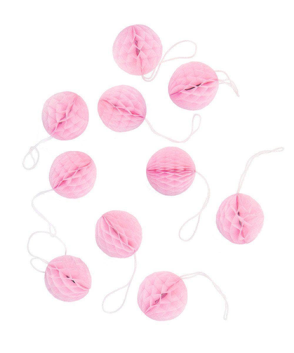 Pastel Pink Honeycomb Mini Balls 2